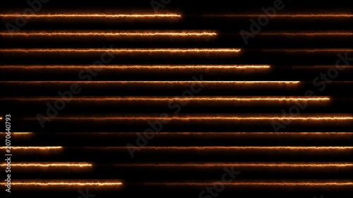 Abstract geometric Neon lights glowing futuristic yellow Color seamless neon light line Technology motion background.