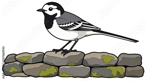 Illustration of a small bird.
