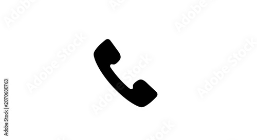 Black Telephone Receiver Device.