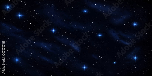 Photos Starry night sky blue space background with stars galaxy nebula cosmic universe