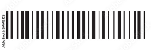 Barcode Icon and Product Identification Code Vector for Retail Scanning Packaging and 
Commerce Design
