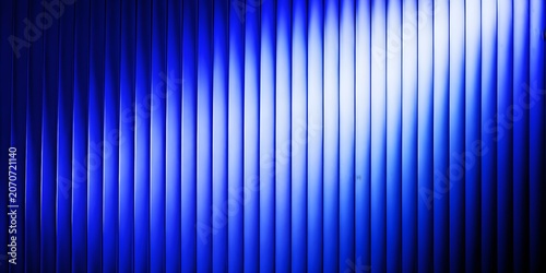 Abstract blue background with vertical lines and light gradient