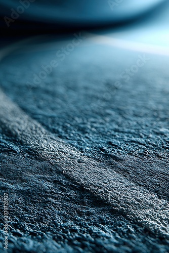 Abstract macro texture of a blue sports track surface, ideal for fitness branding, athletic design and motivational backgrounds.