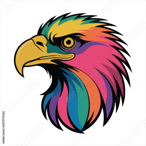 head of eagle