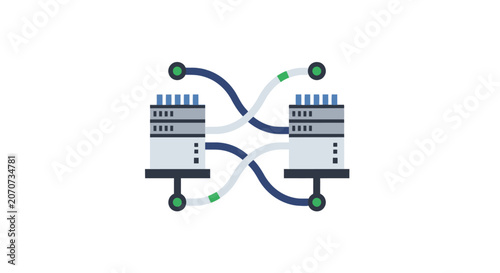 Tableau sur toile High availability failover diagram for server redundancy