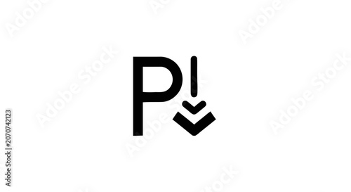 Photos Exclamation Mark Symbol Graphic Design Element.