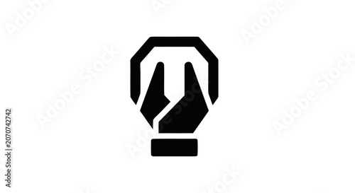 Bild auf Leinwand Light Bulb Icon Symbol.