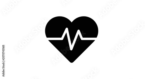 Photos Medical Heartbeat Symbol Illustration.