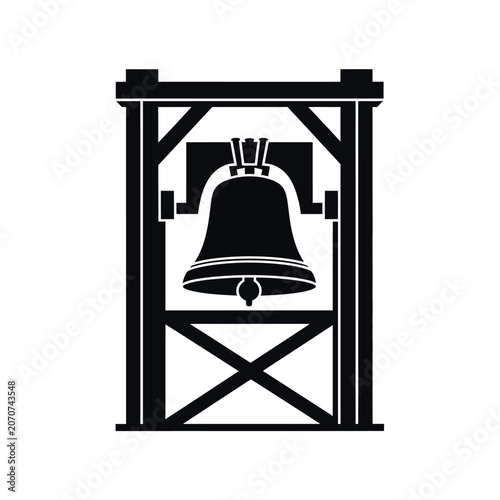 Foto Liberty Bell Philadelphia Icon Symbol.