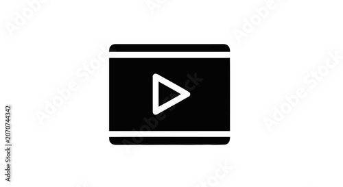 Photos Play button icon on screen.