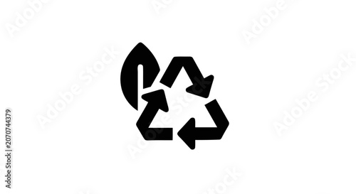 Photos Recycling Symbol Logo Sign Icon.