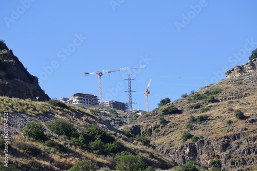 Building in the mountains