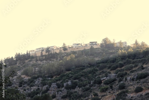 Evening in the Galilee mountains
