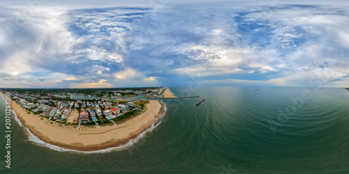 Foto Croatan Beach Virginia aerial 360 photo