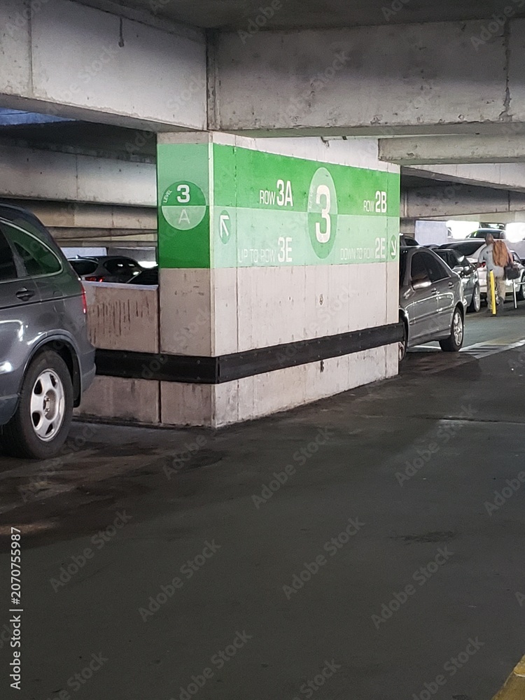Naklejka premium Parking Garage