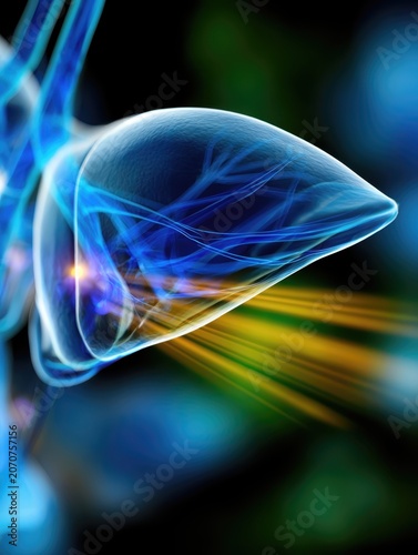 Diagram of Liver and Its Functions in the Human Body