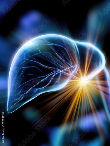 Visual Representation of Liver Destruction Through Harmful Substances