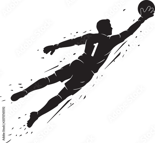 Goalkeeper Diving Save