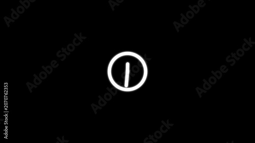 Animated clock hands spinning fast on monitor screen showing time lapse concept.