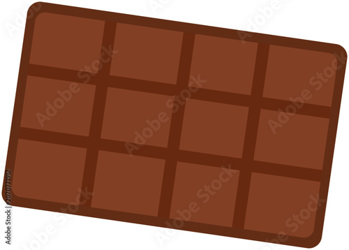 chocolate bar with square segments culinary arts gourmet plating