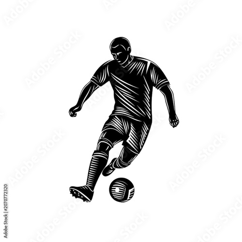 football player silhouette