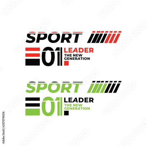 Sport Leader The New Generation Logo Design.