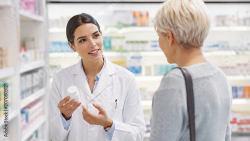 Pharmacist Giving Wellness Advice