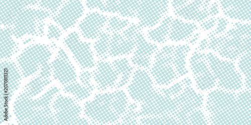 Schilderij op canvas Blue and white water ripples light surface overlay background