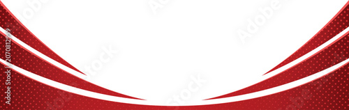 Abstract red and white Wave Background with Copy Space