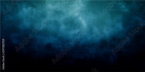 Fotografi Dark blue abstract background with cloudy texture and light effect