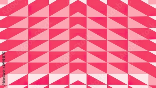 Pink geometric pattern with triangles and lines for design