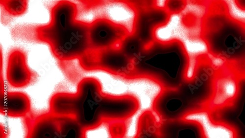 Red and black abstract background with glowing shapes