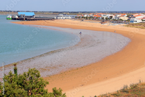 paysage et plage ensoleillée