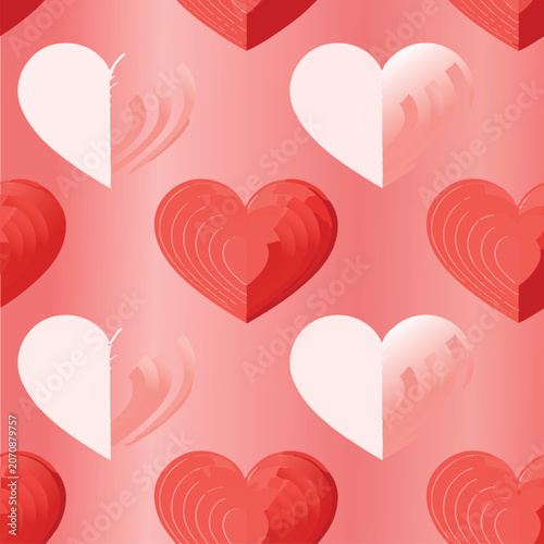 lined hearts pattern.eps