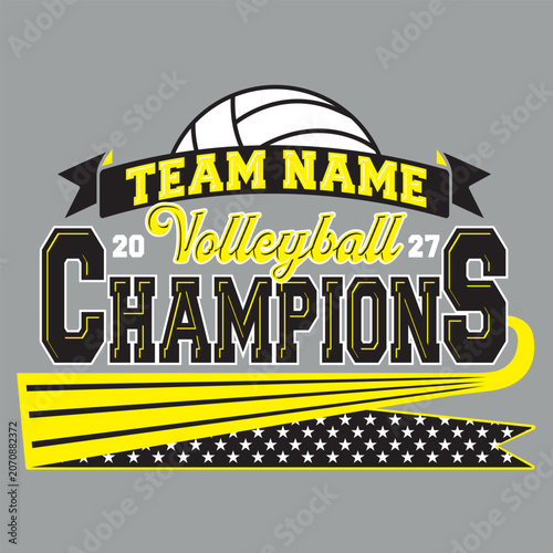 (Team Name) Volleyball Champions 2027