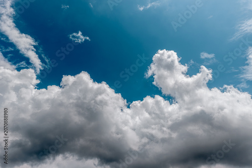 blue sky with clouds