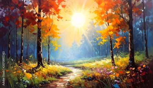 Autumn Forest Path. (2)