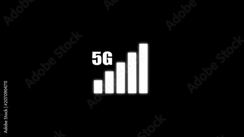 5G High Speed Internet Connection animation video.