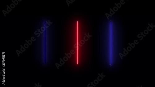 Futuristic Glowing Lines Background.4k video