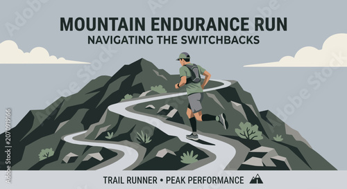 Mountain Endurance Trail Run Navigating Switchbacks For Peak Performance