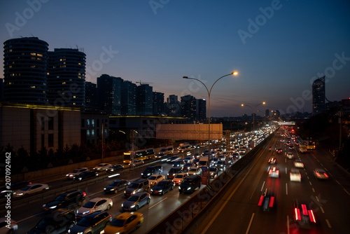 Canvas Print Traffic images taken in Istanbul.