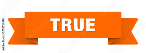 Bild auf Leinwand true ribbon isolated on transparent background. true ribbon
