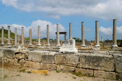 Ruins of the ancient city of Perge, Turkey	
