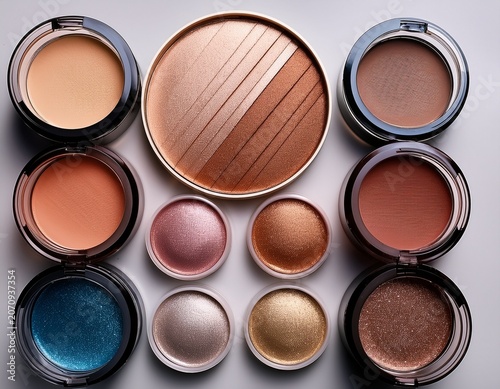 shimmering eyeshadow swatches on diverse skin tones m metallic and pearlescent hues for makeup inspiration