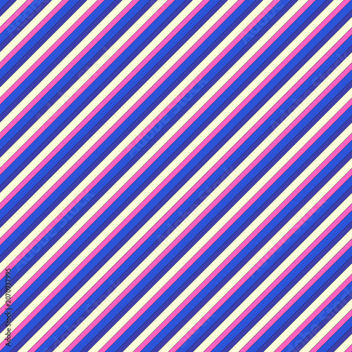 Diagonal lines seamless pattern. Linear ornament. Stripes motif. Striped backdrop. Geometric digital paper. Ethnic textile print. Web design. Abstract background. Regimental image. Vector art.