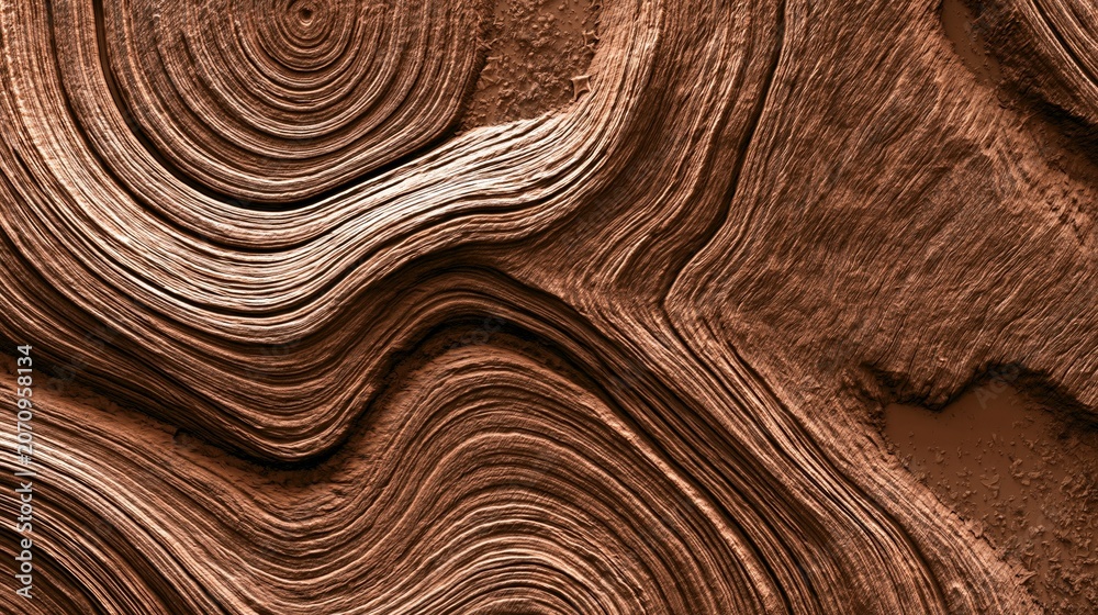 Fototapeta premium Wood grain shows behind.