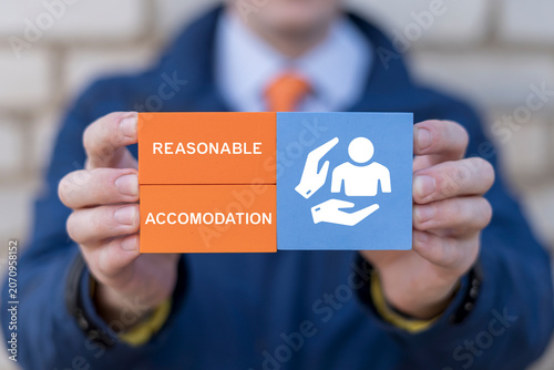 Quadro su tela Сoncept of reasonable accommodation