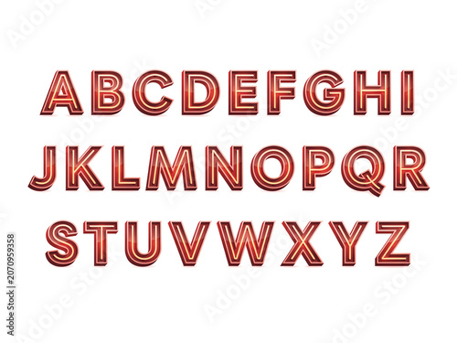 movie theater marquee alphabet