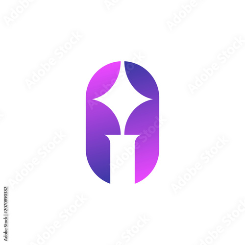 Letters A and I Logo or Icon