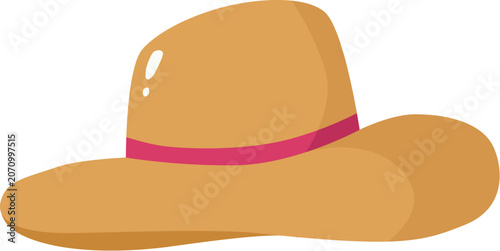 Brown Straw Sun Hat Headwear